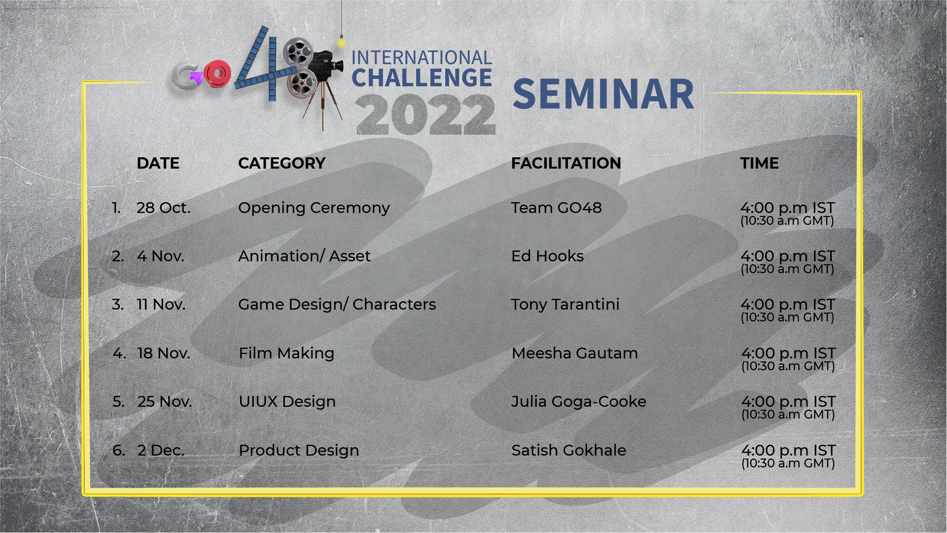 Seminars GO48